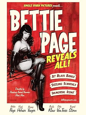 Poster of Bettie Page Reveals All