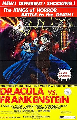 Poster of Dracula vs. Frankenstein