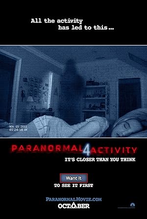 Poster of Paranormal Activity 4