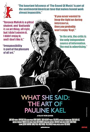 Poster of What She Said: The Art of Pauline Kael