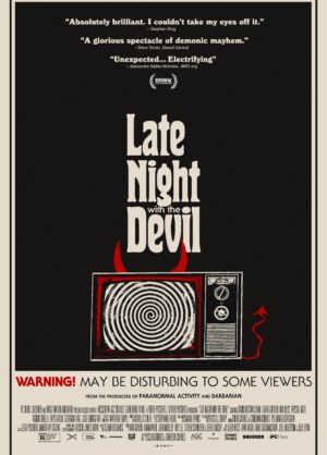 Movie poster for Late Night with the Devil