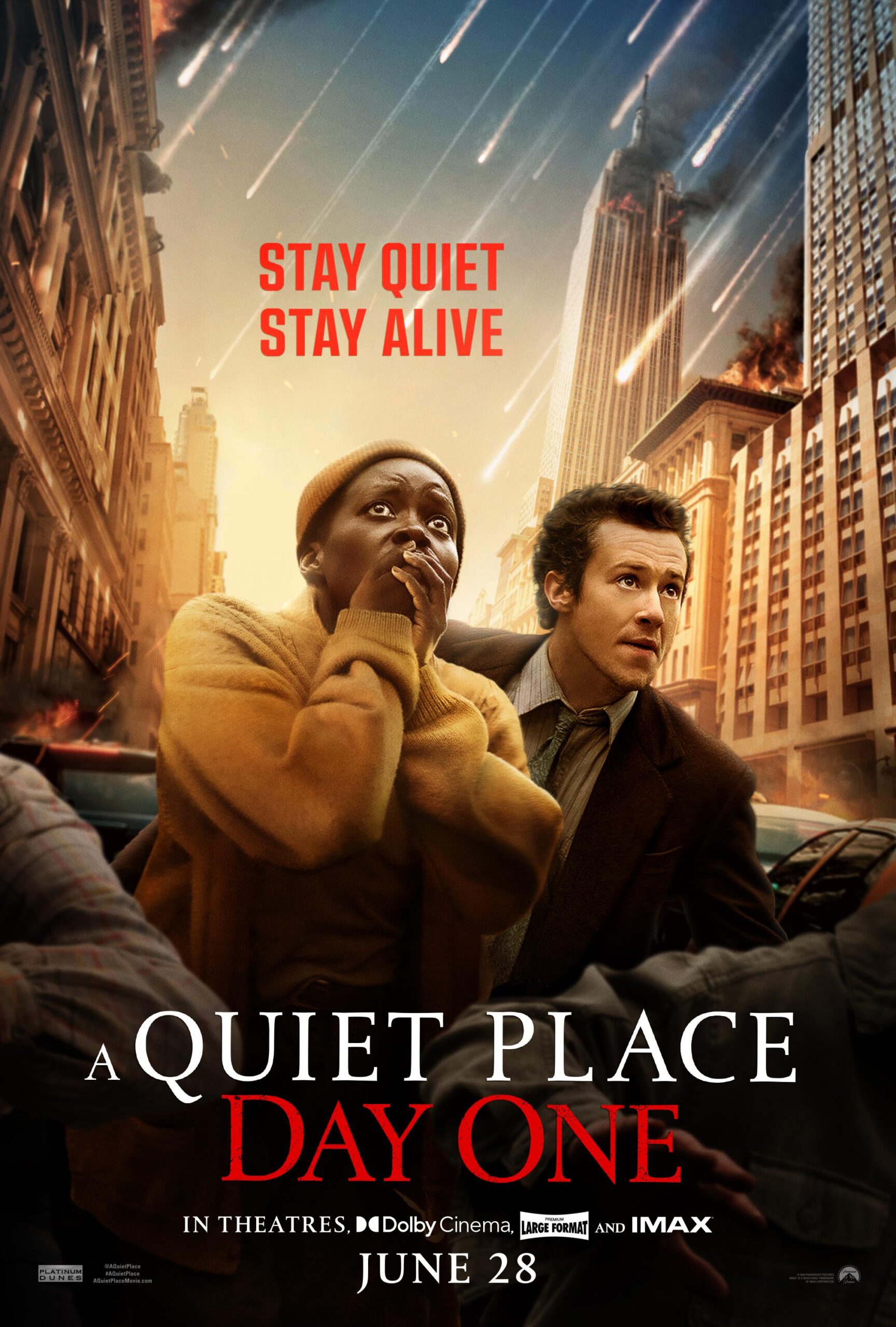 Movie Poster for A Quiet Place: Day One