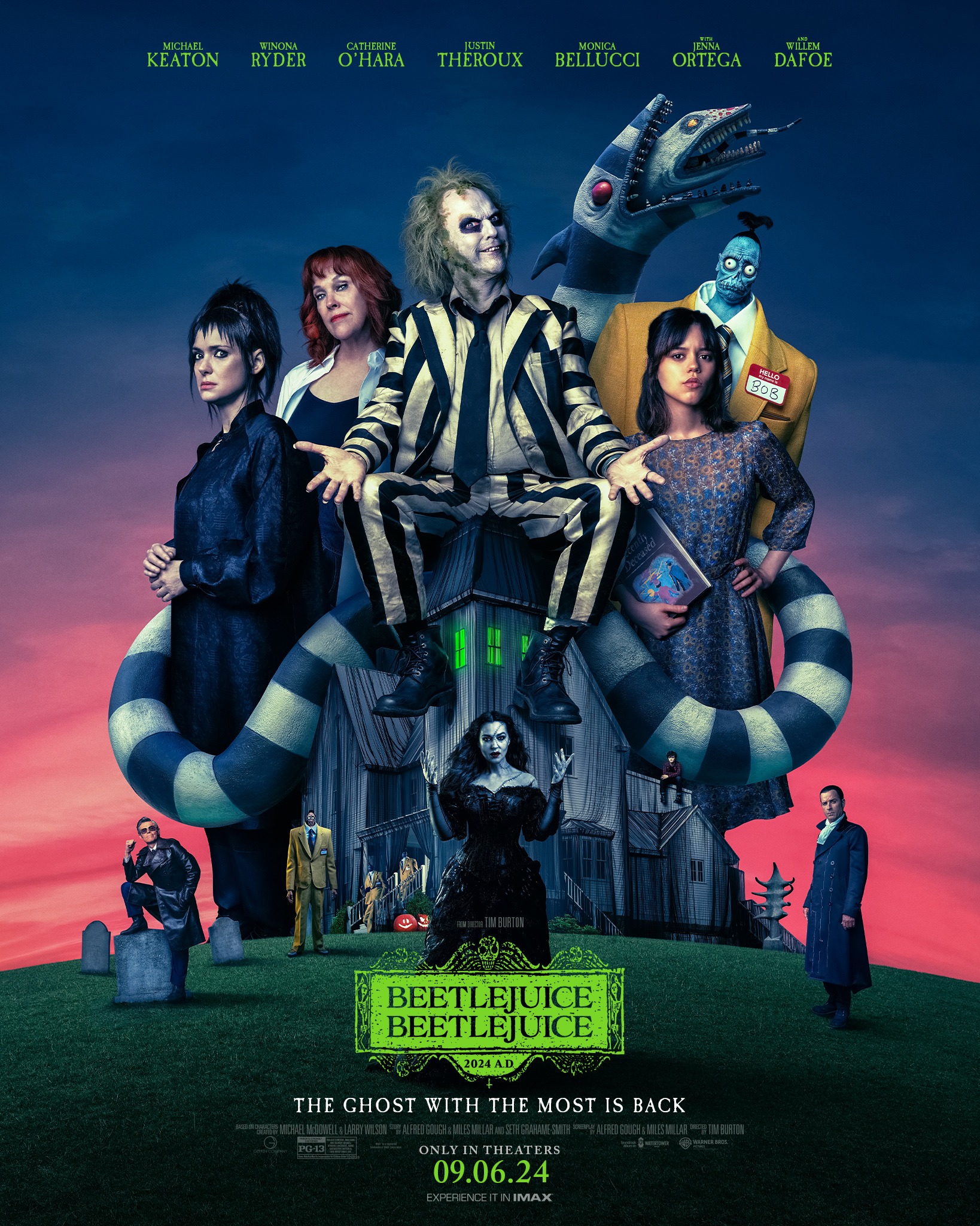 Movie poster for "Beetlejuice Beetlejuice"