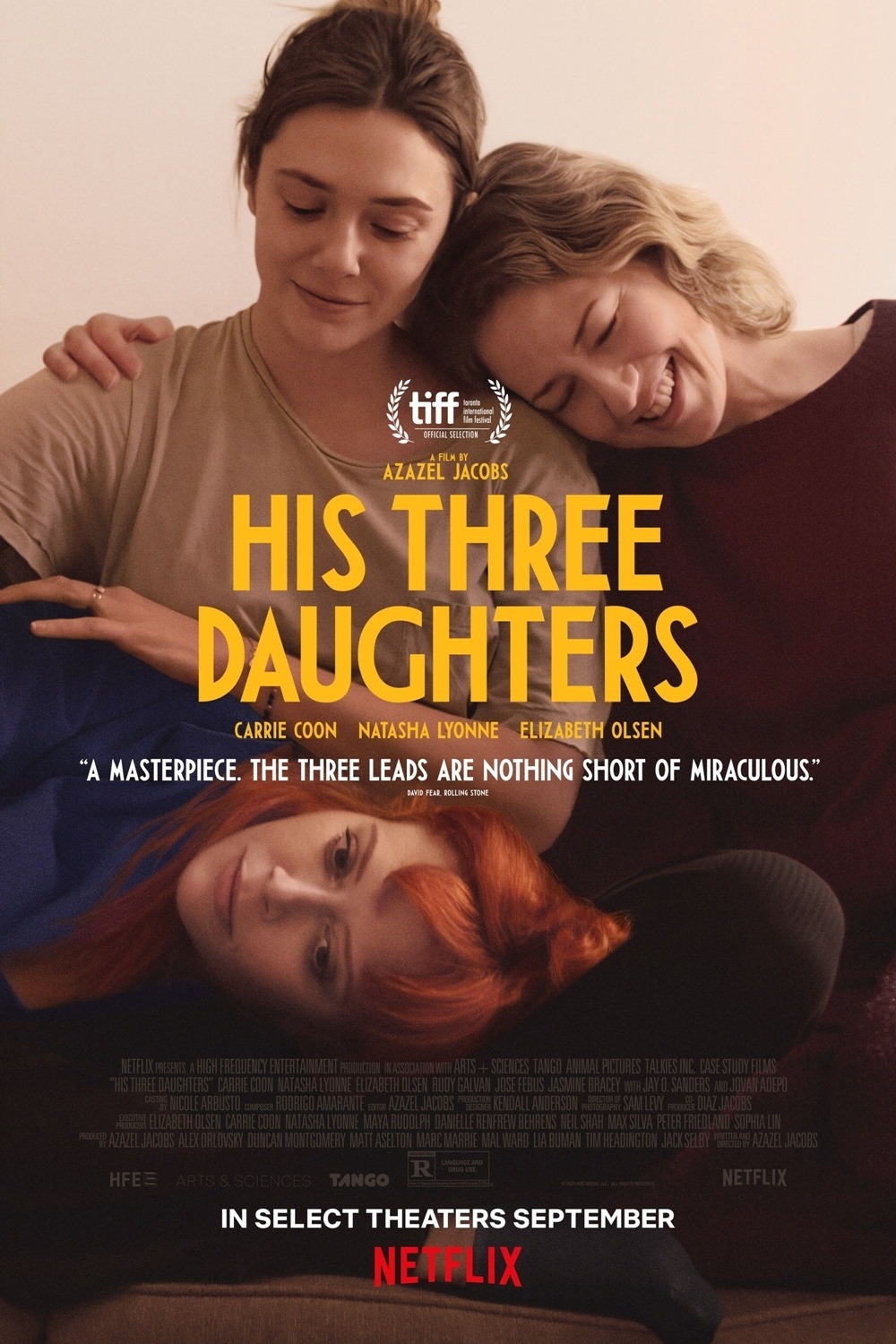 movie poster for "His Three Daughters"