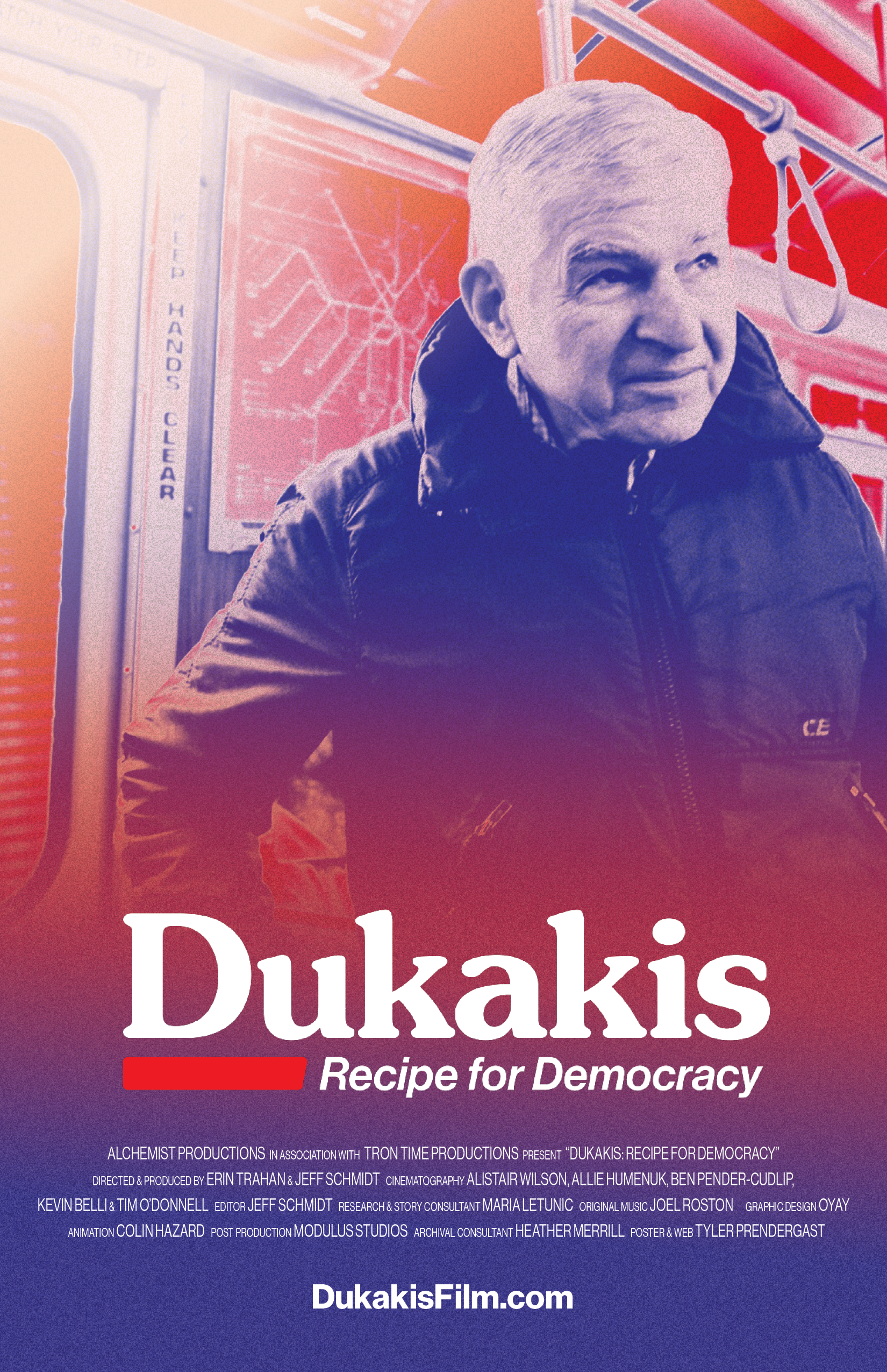 Movie poster for "Dukakis: Recipe for Democracy"