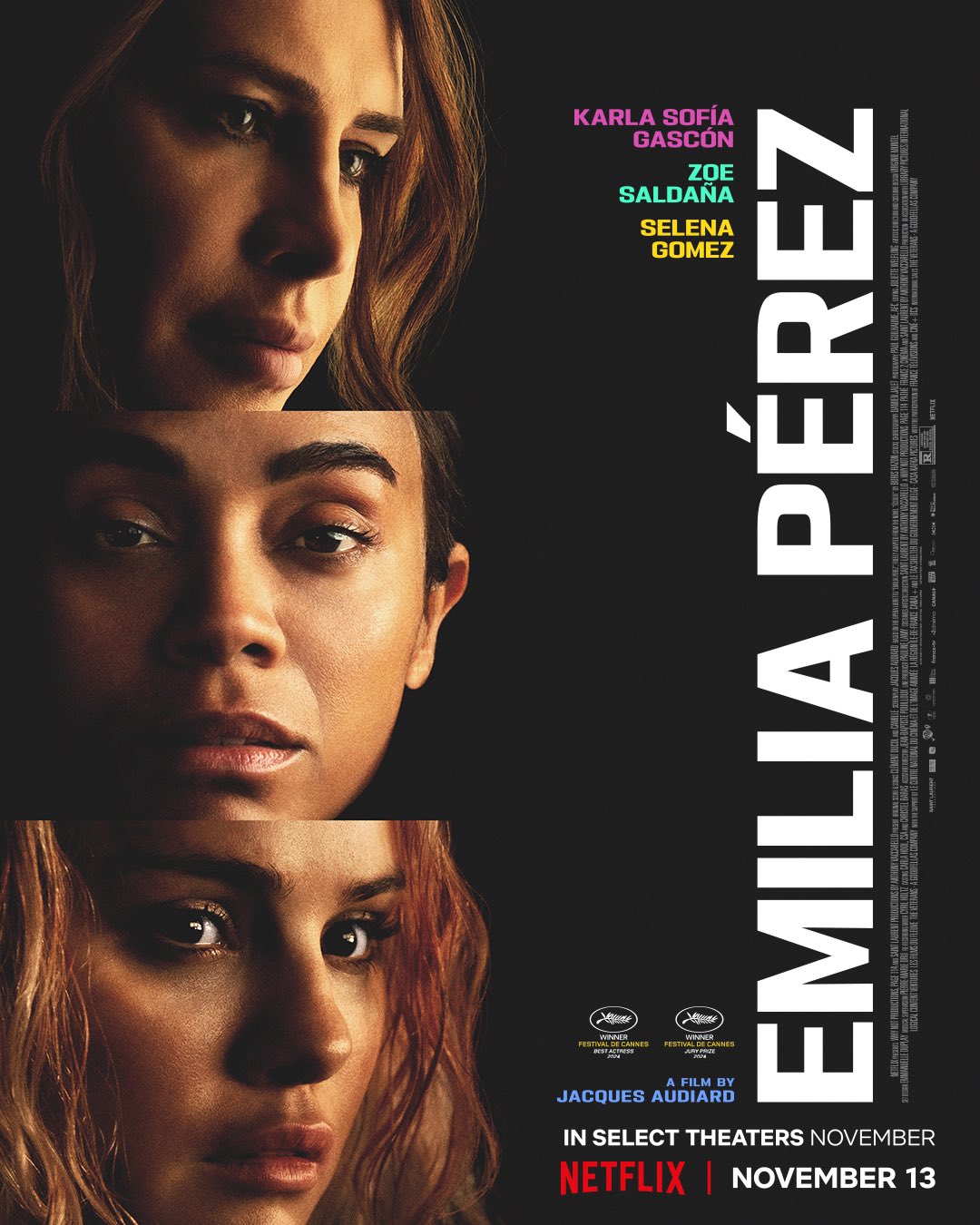 Movie poster for "Emilia Pérez"