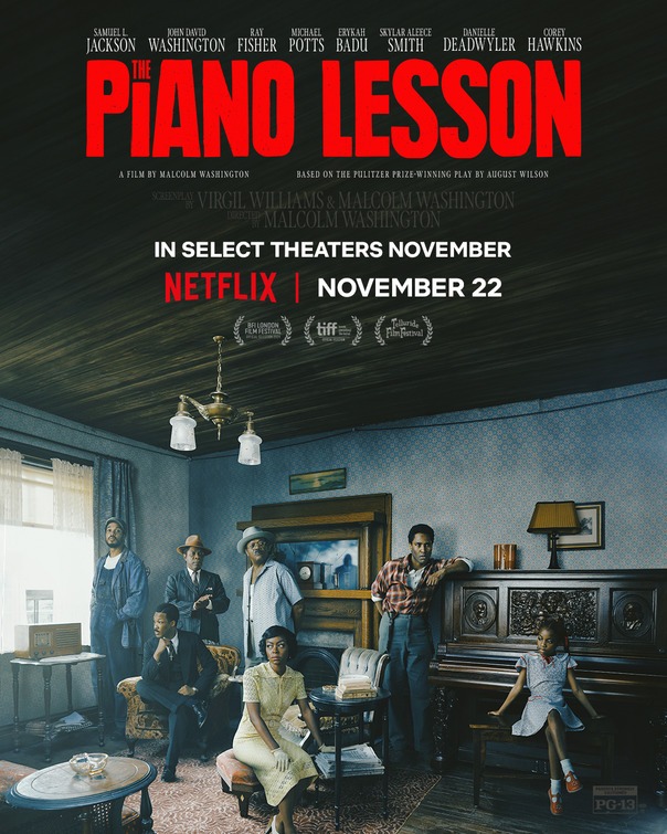 Movie poster for "The Piano Lesson"