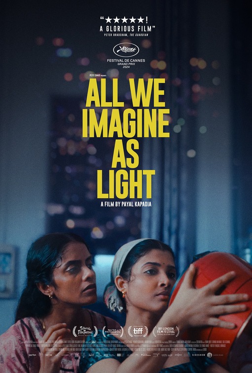 Movie poster for "All We Imagine as Light"