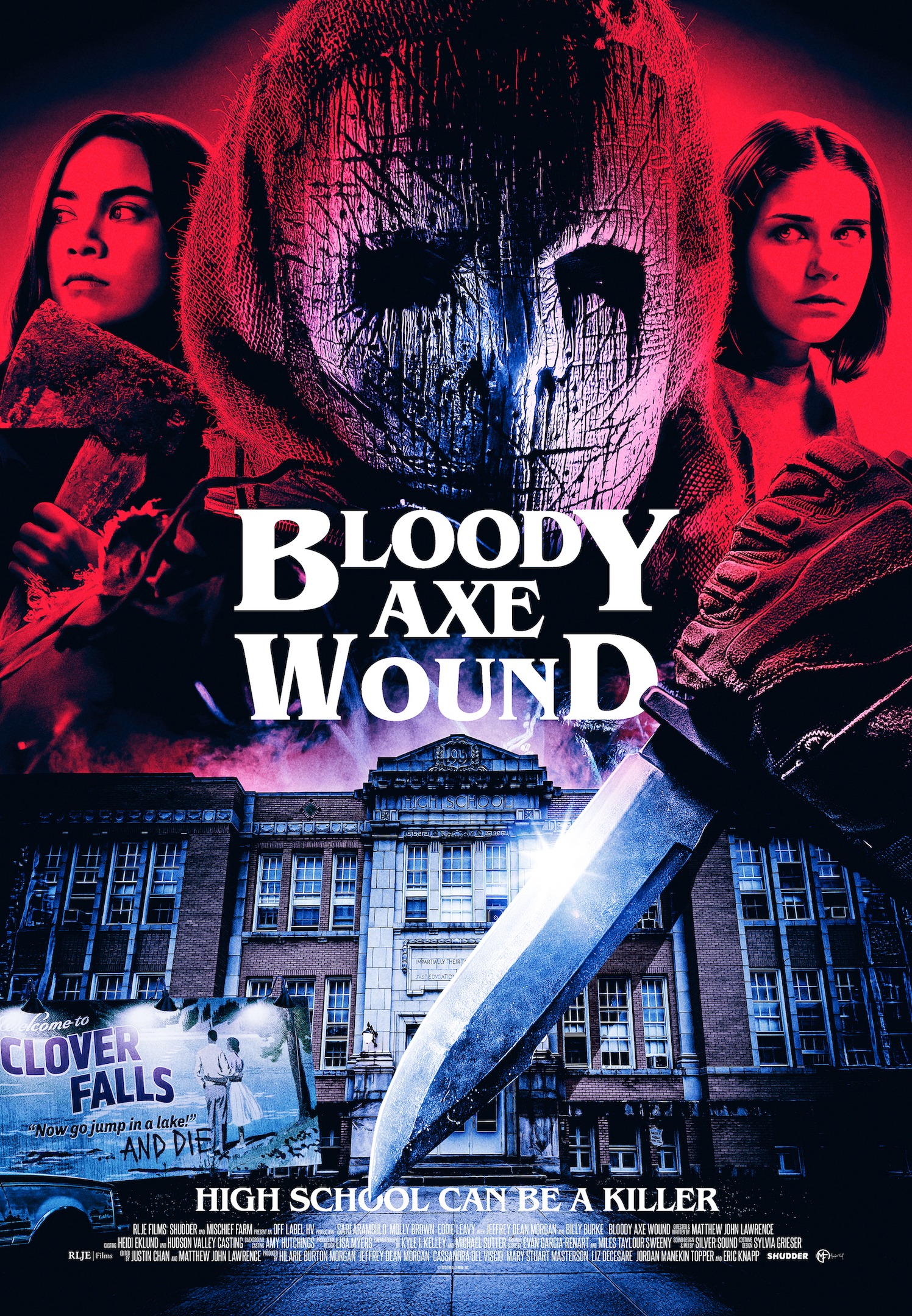 Movie poster for "Bloody Axe Wound"