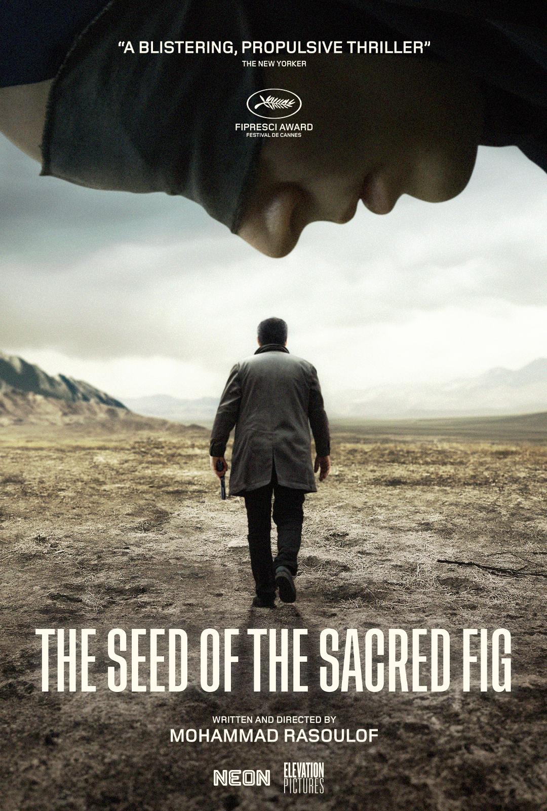 Movie poster for "The Seed of the Sacred Fig"