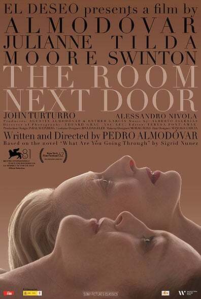 Movie poster for "The Room Next Door"