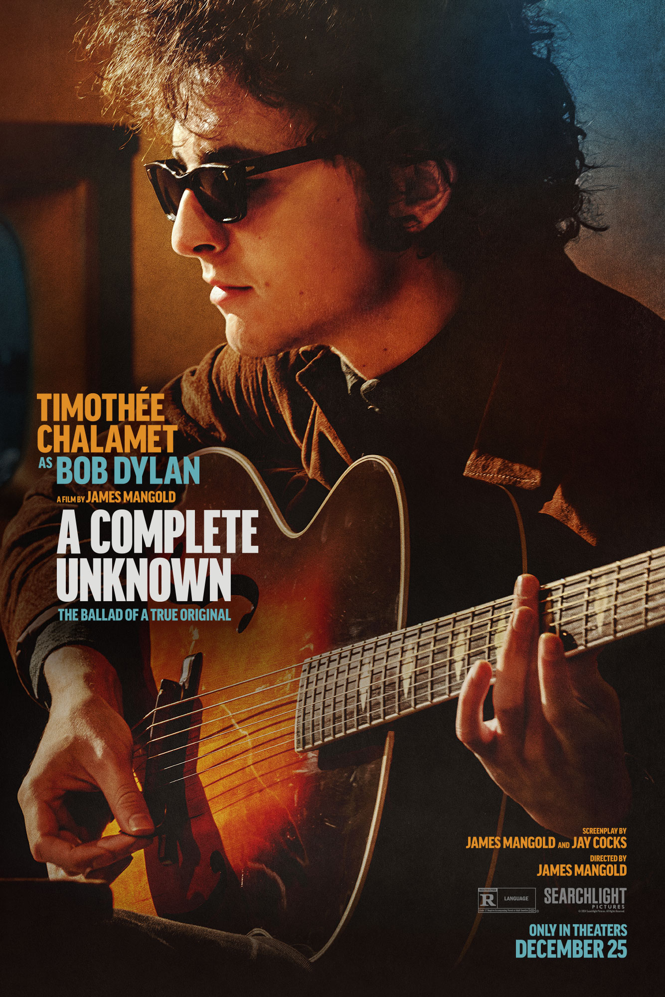 Movie poster for "A Complete Unknown"