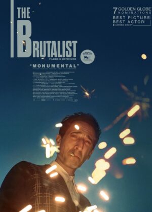 Movie poster for "The Brutalist"