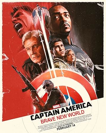 Movie poster for "Captain America: Brave New World"