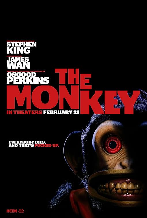 Movie poster for "The Monkey"