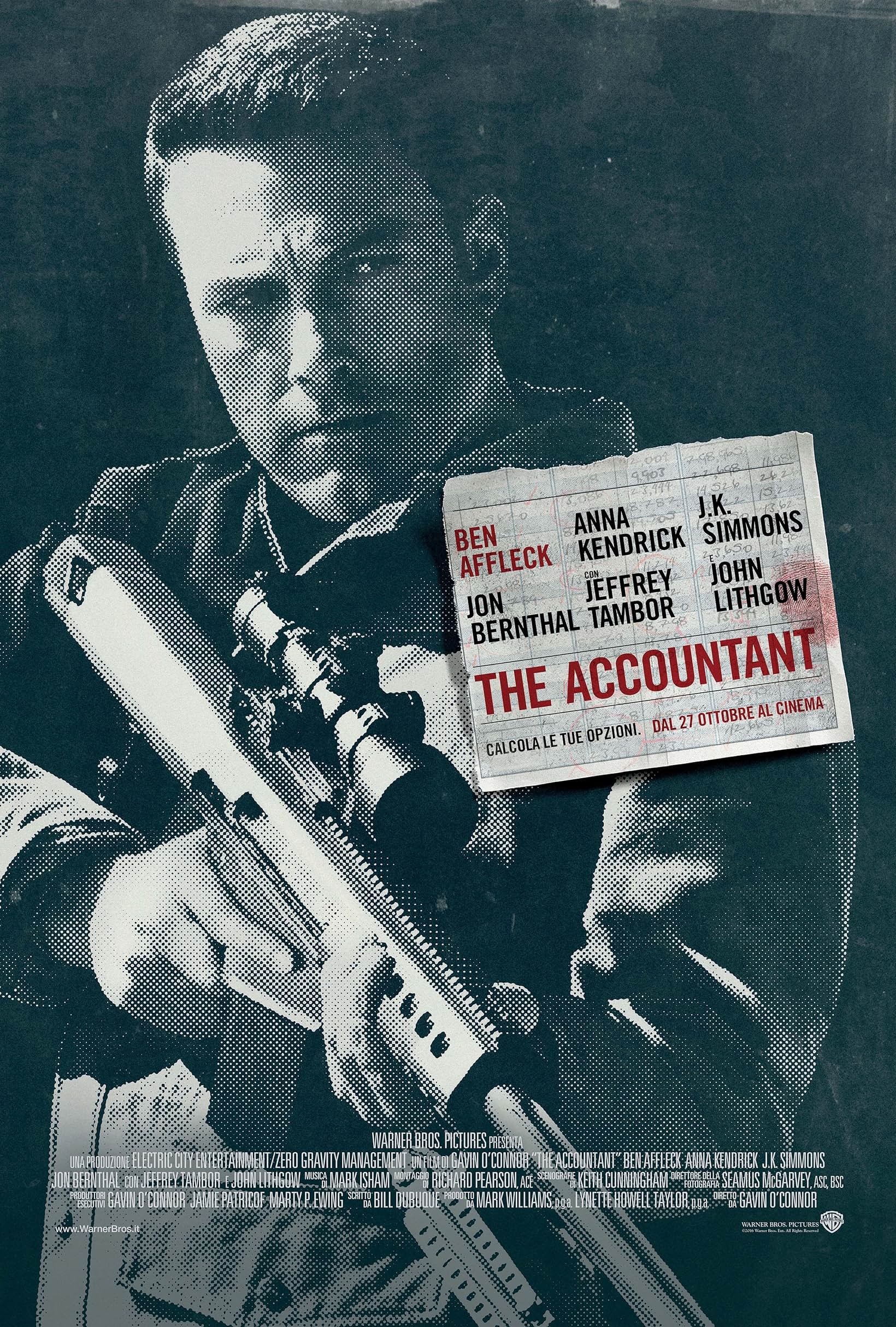 Movie poster for "The Accountant"