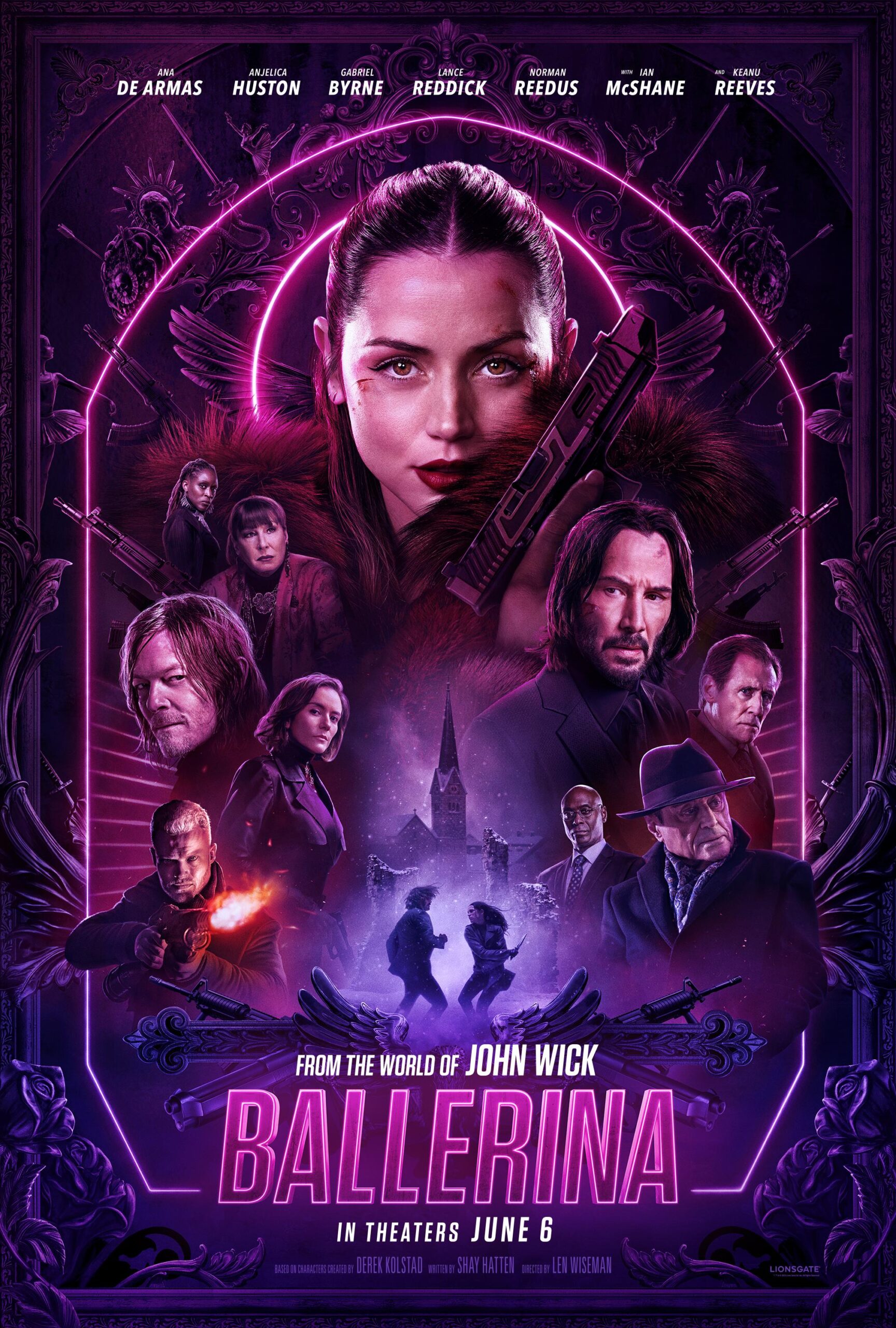 Movie poster for "From the World of John Wick: Ballerina"