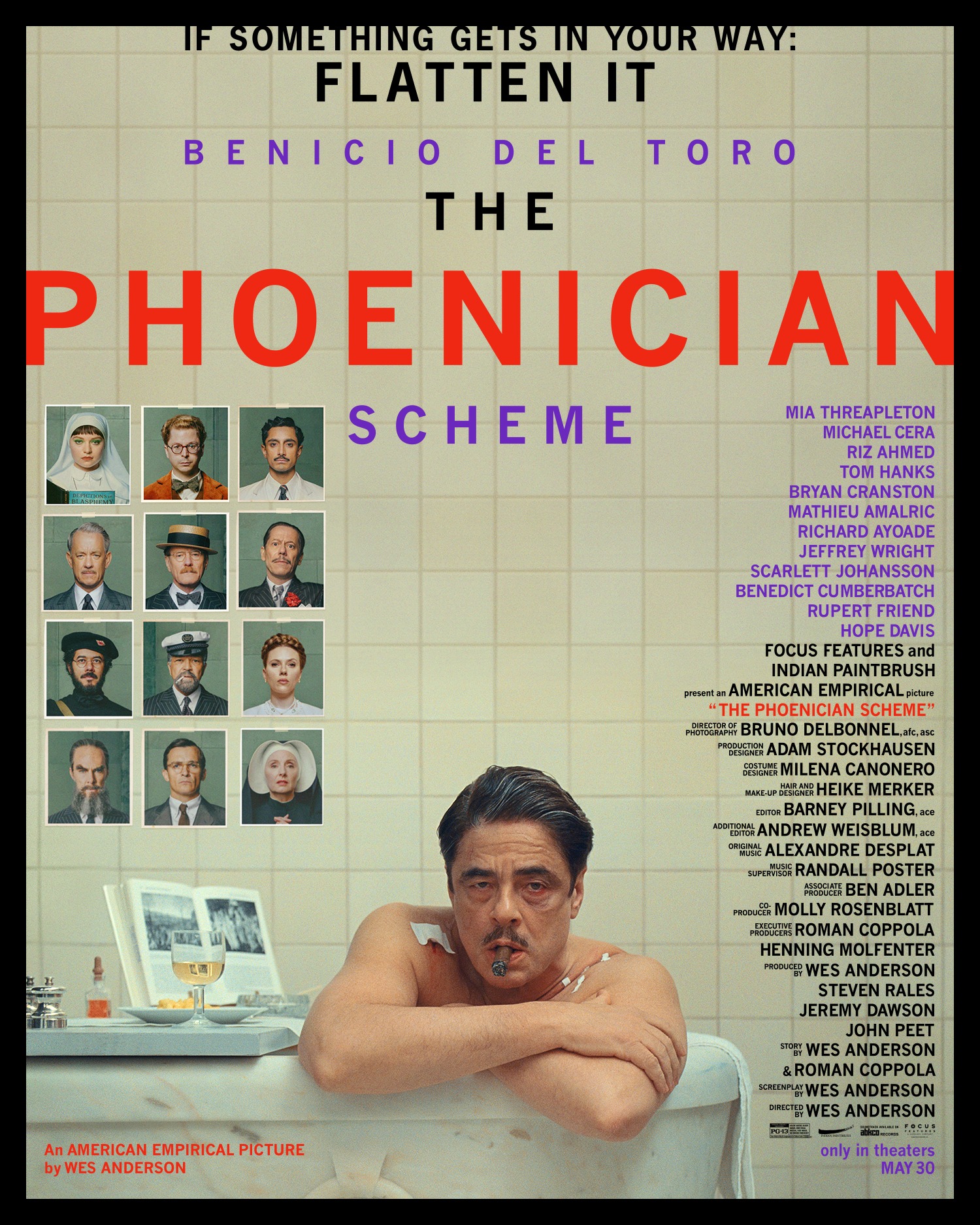 Movie poster for "The Phoenician Scheme"