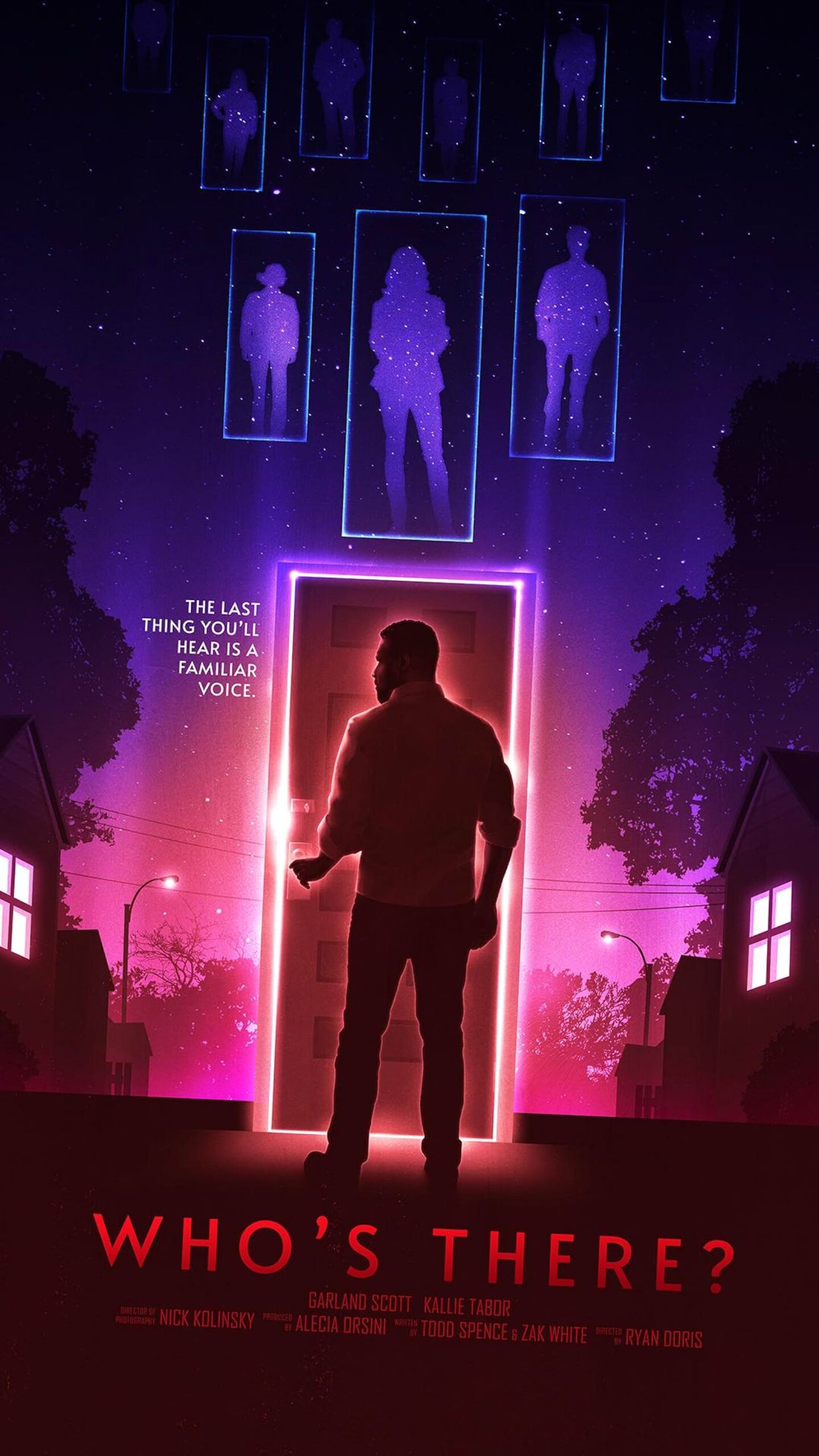 Movie poster for "Who's There?"