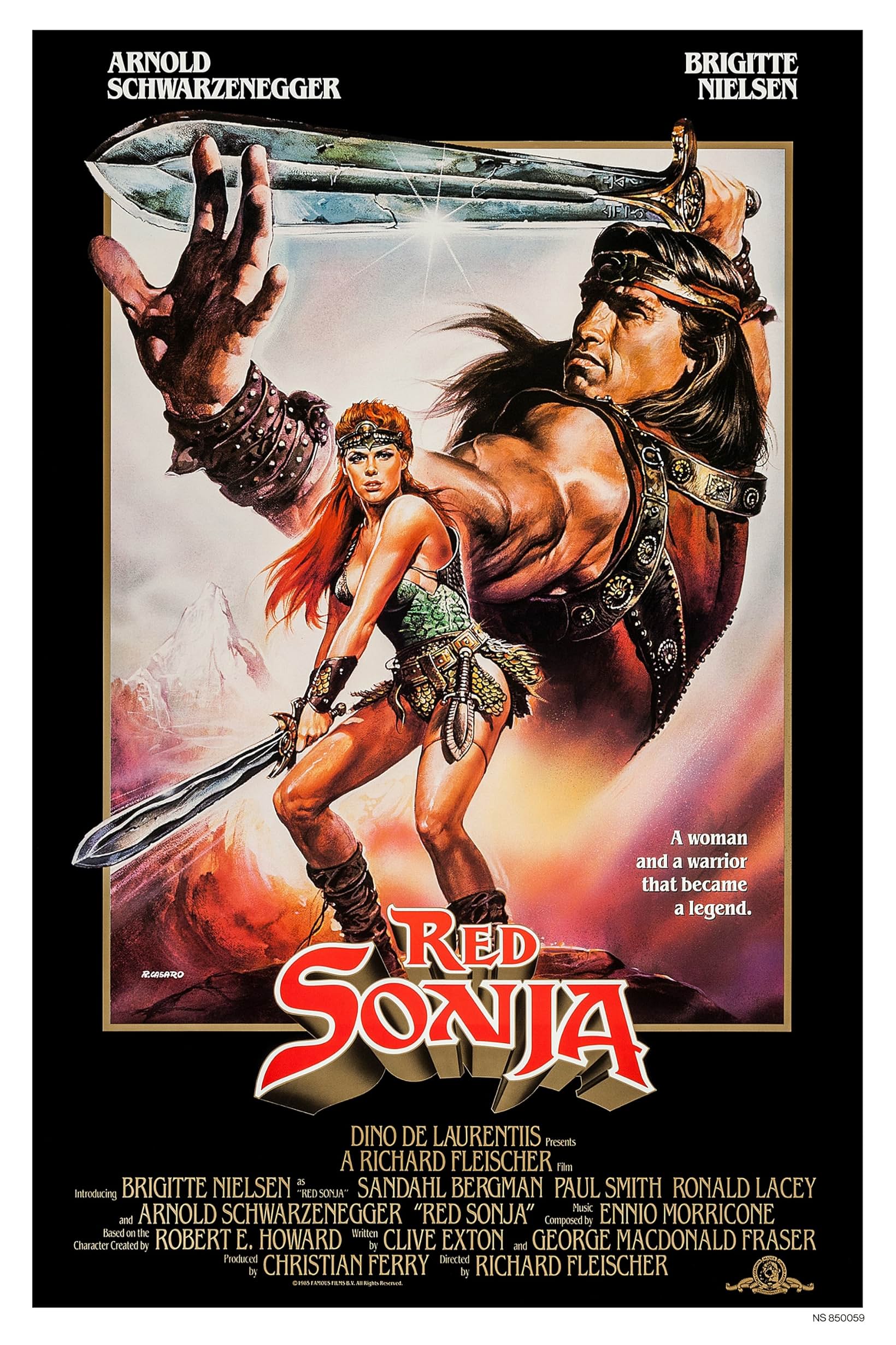 Red Sonja Movie poster for "Red Sonja (1985)"