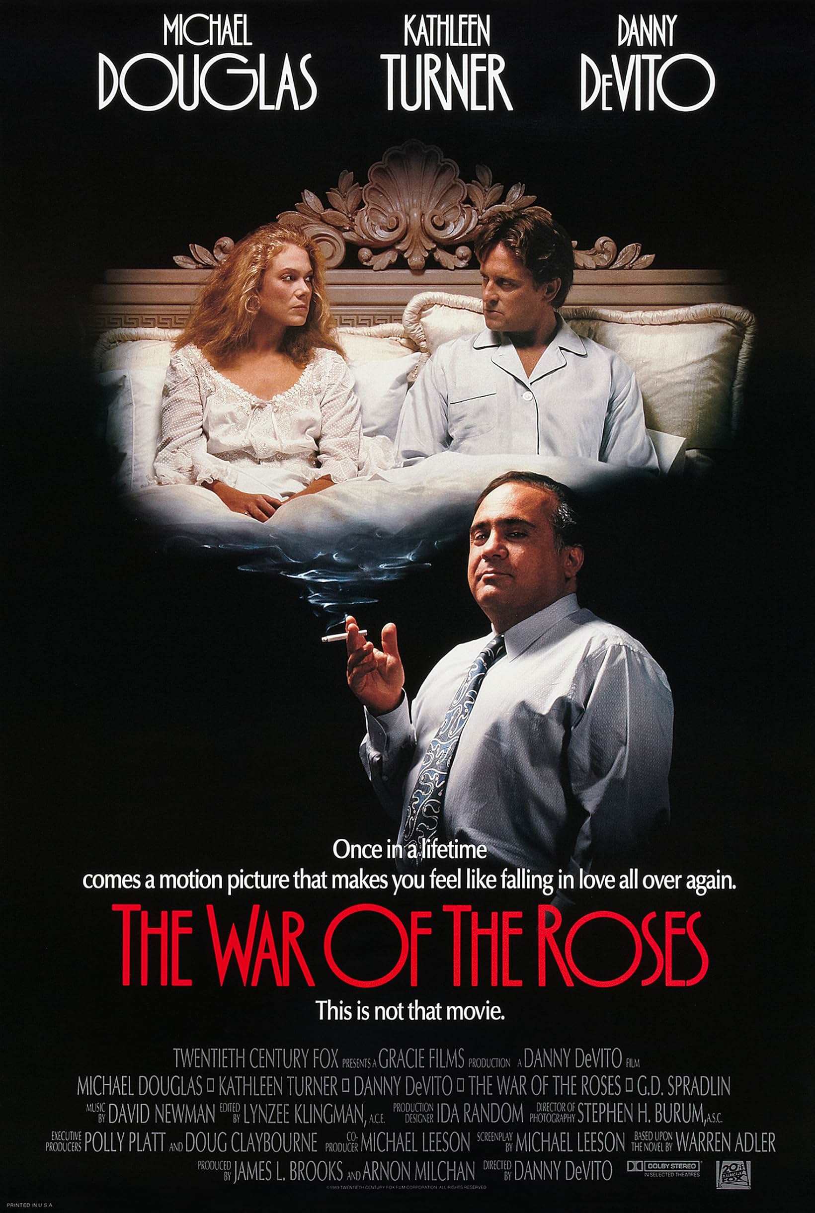 Movie poster for "The War of the Roses"