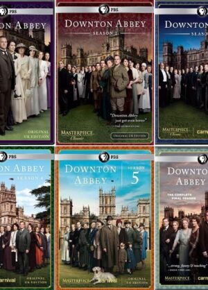 DVD cover for "Downton Abbey" Season 1-6