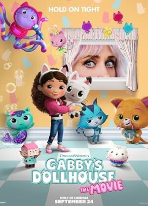 Movie poster for "Gabby’s Dollhouse: The Movie"