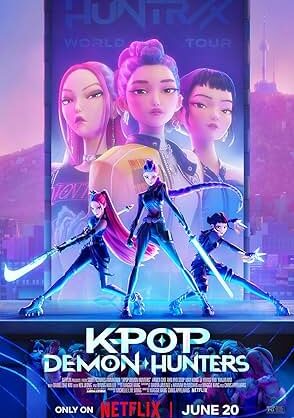 Movie poster for "KPop Demon Hunters"