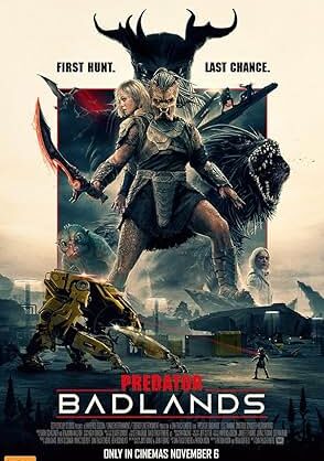 Movie poster for "Predator: Badlands"