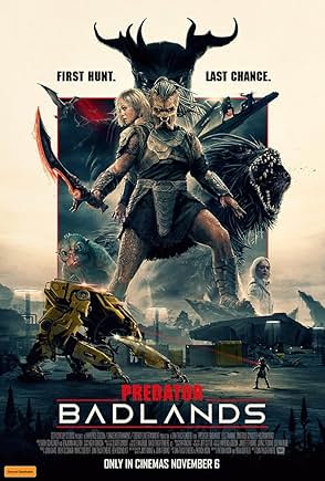 Movie poster for "Predator: Badlands"