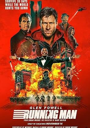 Movie poster for "The Running Man"