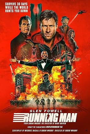 The Running Man Movie poster for "The Running Man"