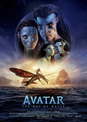 Movie poster for "Avatar: The Way of Water"