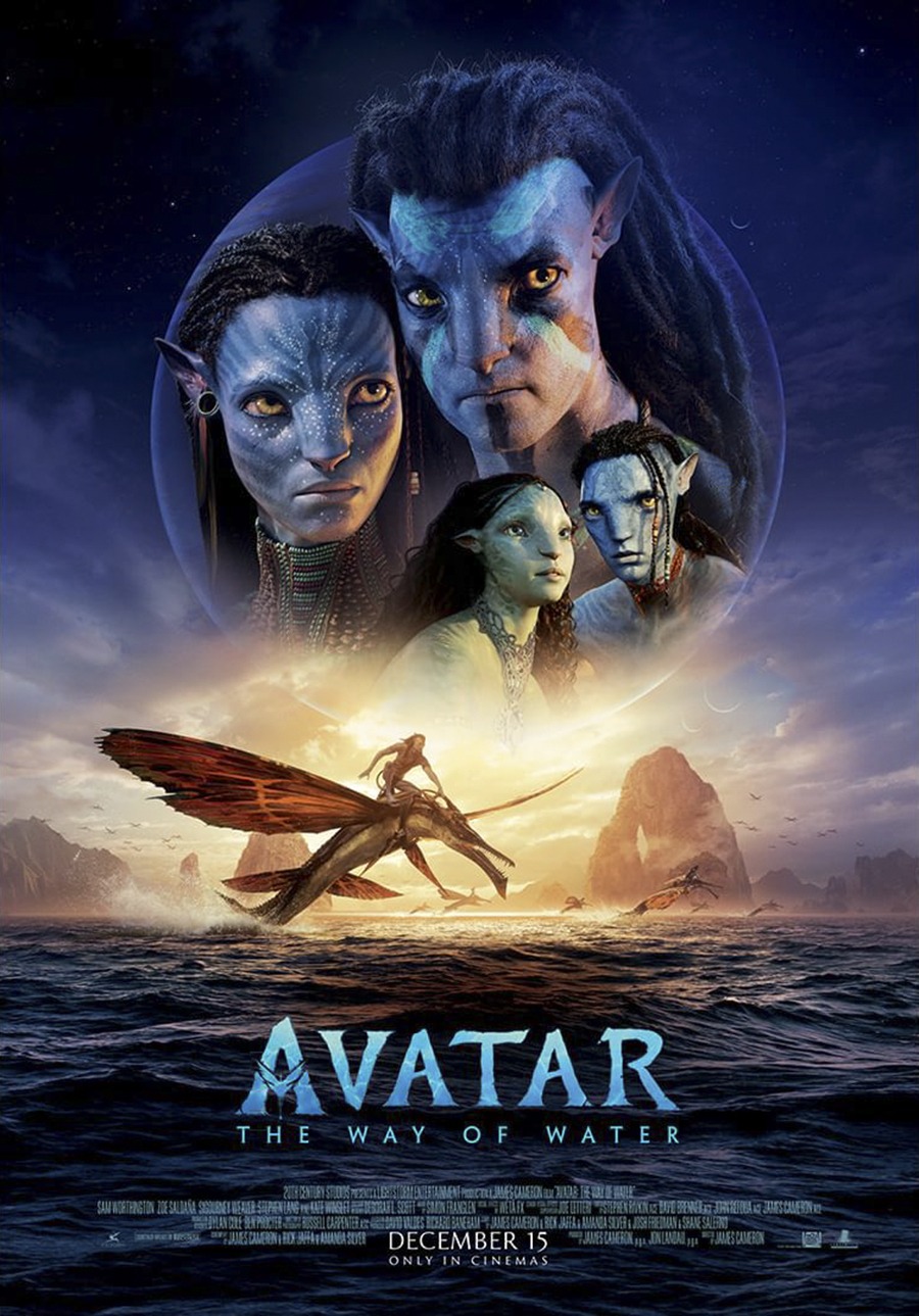 Movie poster for "Avatar: The Way of Water"