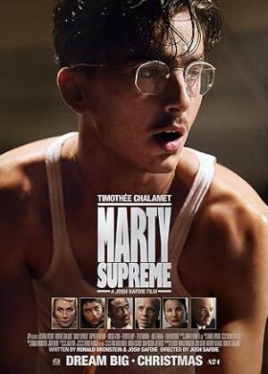 Movie poster for "Marty Supreme"