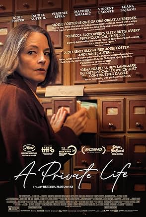 Movie poster for "A Private Life"