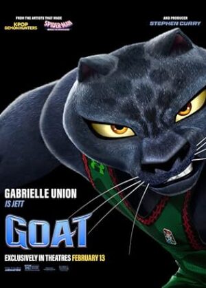 Movie poster for GOAT