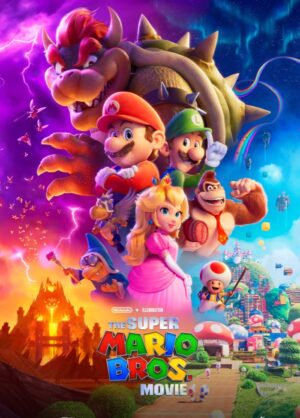 Movie poster for "The Super Mario Bros. Movie"