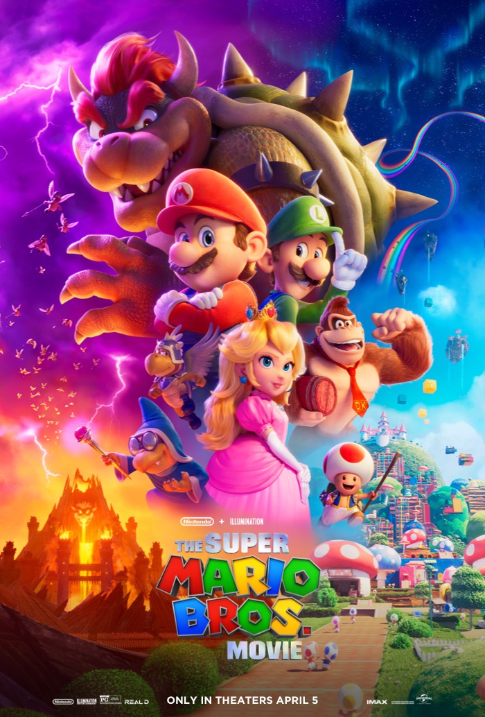 Movie poster for "The Super Mario Bros. Movie"
