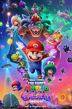 Movie poster for “The Super Mario Galaxy Movie”