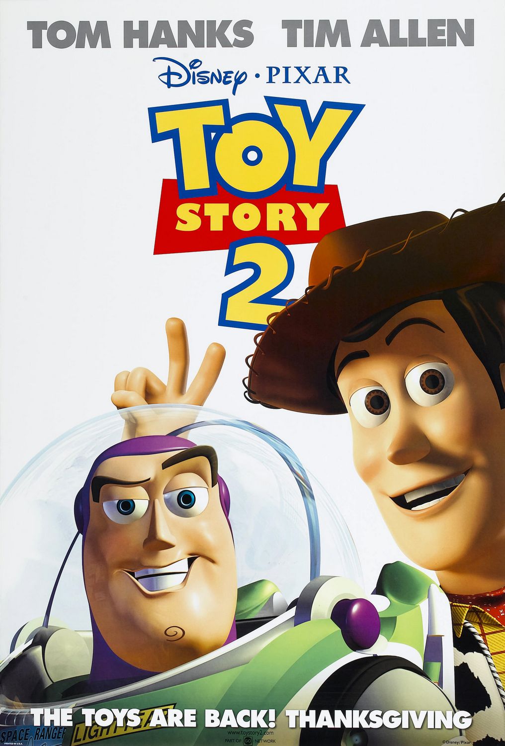Movie poster for "Toy Story 2"