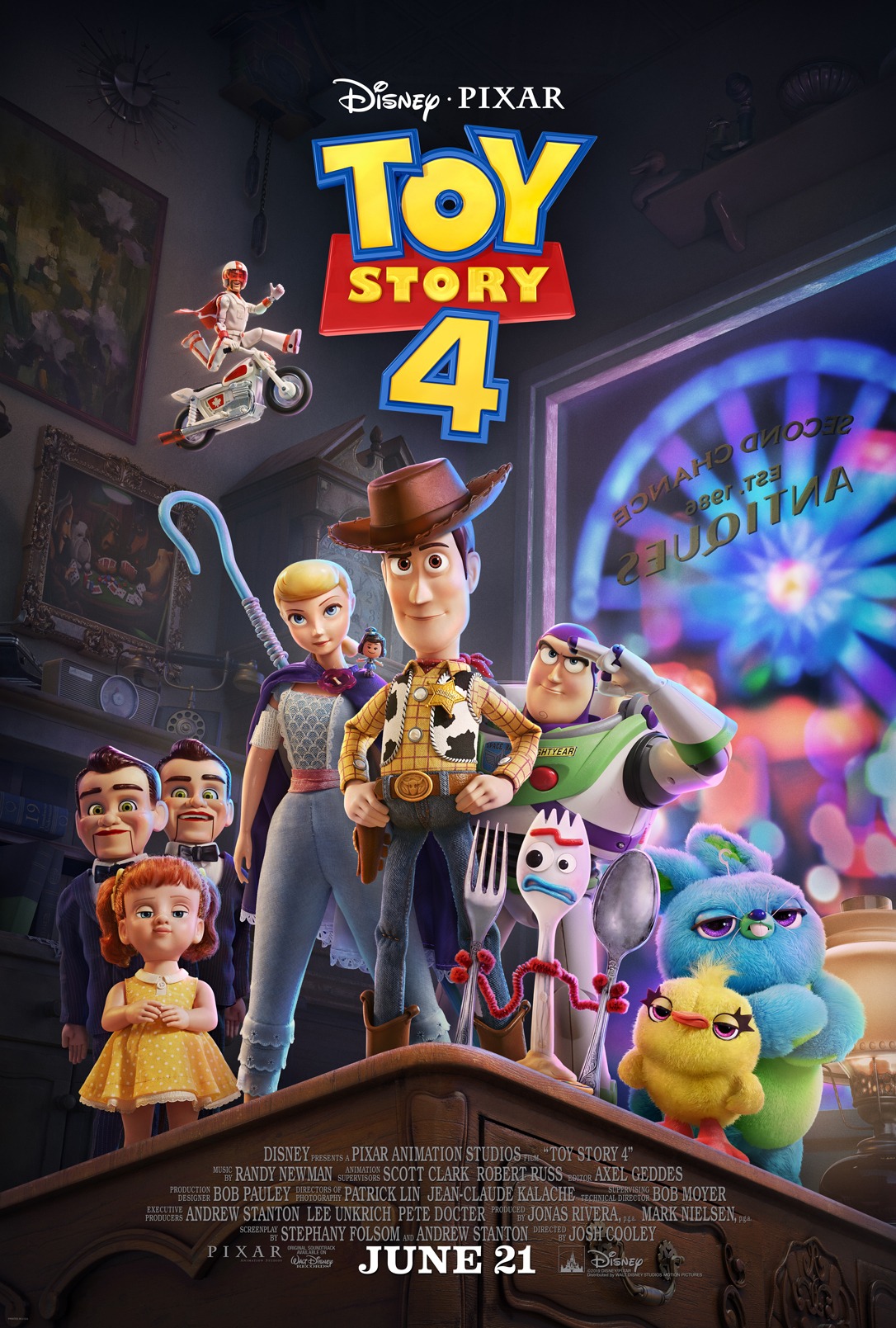 Movie poster for "Toy Story 4"