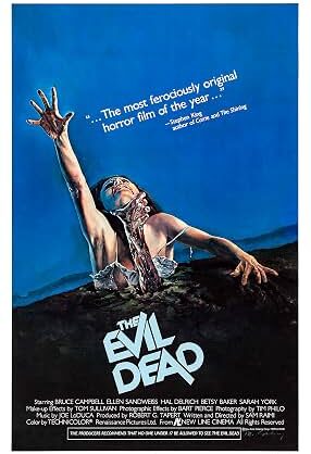 Movie poster for "The Evil Dead"
